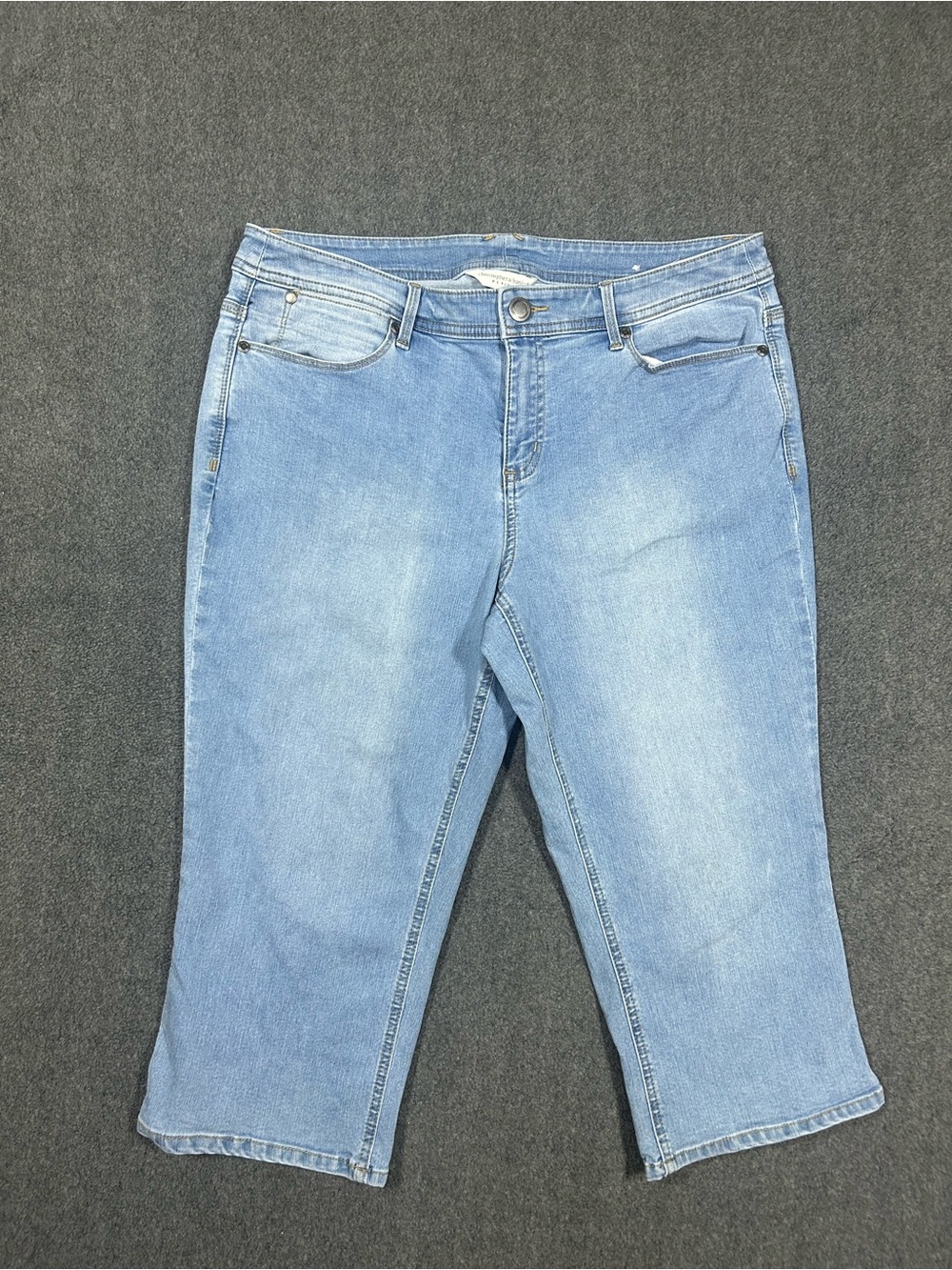 Christopher & Banks Light Blue Denim Cropped Jeans